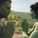 Mark Ruffalo and Tatiana Maslany in She-Hulk: Attorney At Law